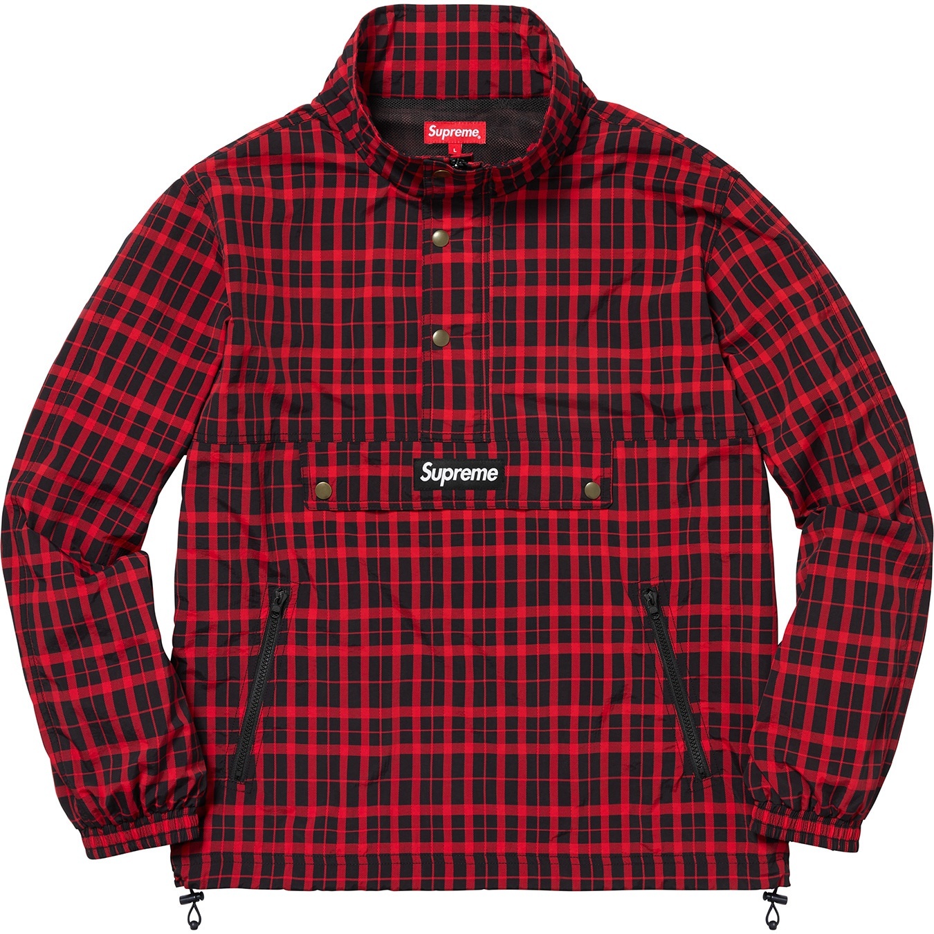 Nylon Plaid Pullover view 8